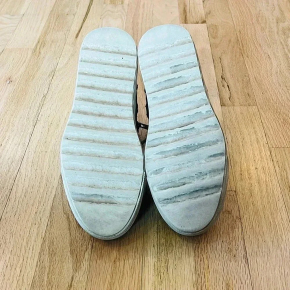 J/SLIDES Poppy Waterproof Faux Fur-Lined Suede Booties, Tan Gray Taupe, Size 7 - Picture 7 of 7